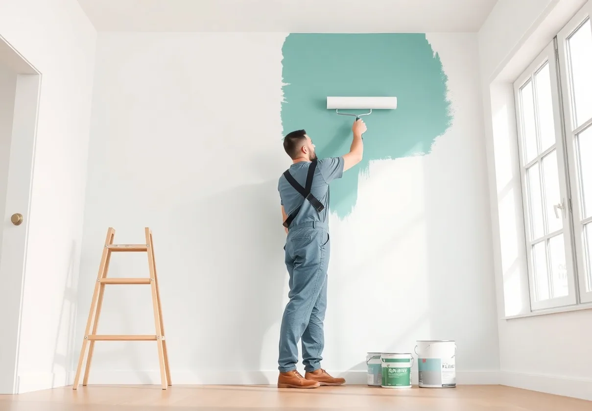Peintre Dieppe 76200 en intervention sur un chantier